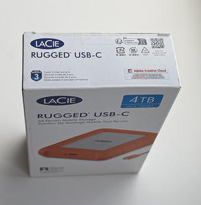 LaCie Rugged USB-C 4TB , Orange (4 foto / 4)
