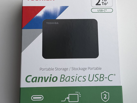 Toshiba Canvio Basics USB-C 2TB , Black