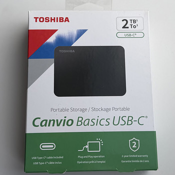 Toshiba Canvio Basics USB-C 2TB , Black