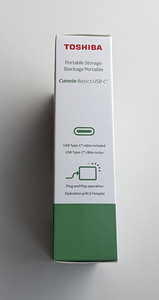 Toshiba Canvio Basics USB-C 2TB , Black (3 фото из 5)