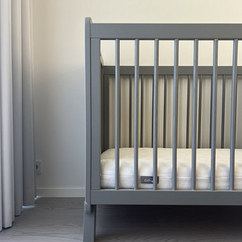 Lastevoodi(120 × 60cm) + Nordbaby madrats, väga heas seisus!