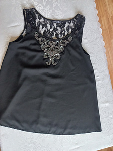 Must topp / top / pluus. Suurus sobib M-L. (1 foto / 3)