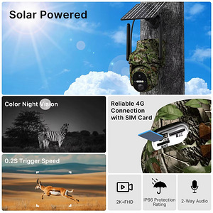 Rajakaamera päikesepaneeliga 4G SIM card (3 foto / 10)