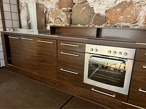 Кухонный гарнитур с техникой 380 см (3 фото из 10)