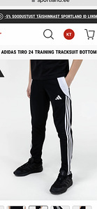 Uued Adidas dressipüksid 176cm (1 foto / 2)