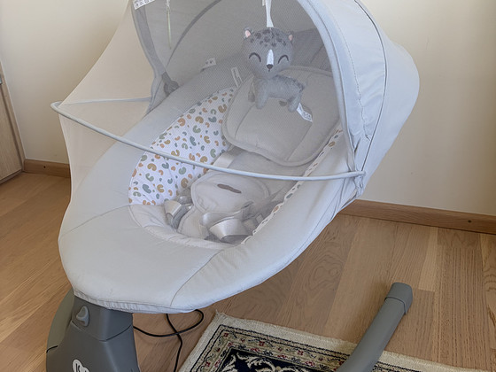 Электрокачели Kinderkraft 2in1 Lumi 2, light grey