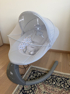 Elektriline kiik Kinderkraft 2in1 Lumi 2, light grey (1 foto / 4)