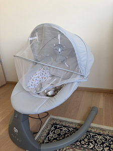 Elektriline kiik Kinderkraft 2in1 Lumi 2, light grey (4 foto / 4)