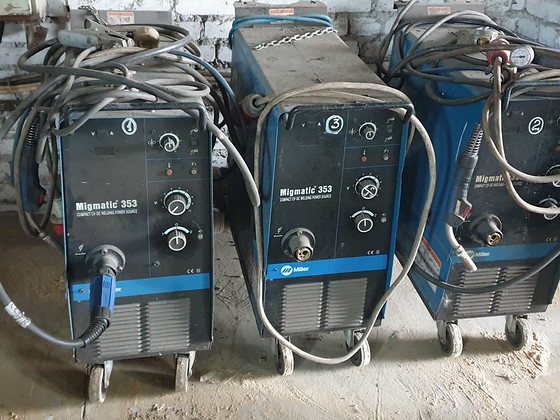 Müüa 3 keevituspoolautomaati Miller Migmatic 353