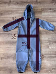 NAME IT softshell комбинезон р. 92/98 (2 фото из 7)