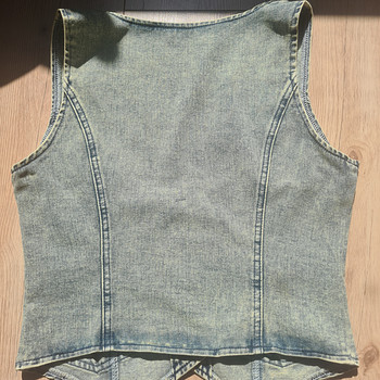 Vest, žilet, Y2k, grunge, denim