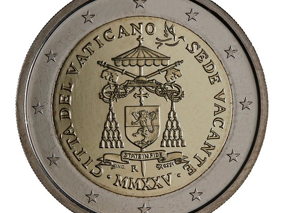 2 евро 2025, 2024 BU, Proof Ватикан
