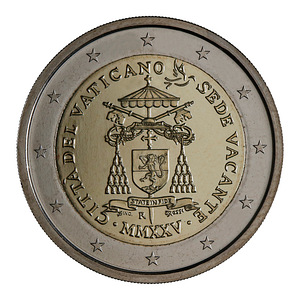 2 Euro 2025, 2024 BU, Proof Vatikan (1 foto / 5)