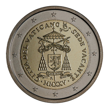 2 евро 2025, 2024 BU, Proof Ватикан