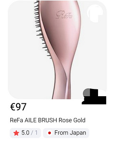ReFa AILE BRUSH esmaklassiline Jaapani juuksehari (1 foto / 10)