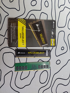 Ddr4 ram corsair 1×16gb kaasa tasuta ddr4 8gb (1 foto / 3)