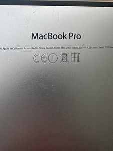 Apple McBook 256gb, 2015 г. (3 фото из 3)