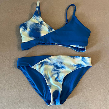 Комплект бикини с узором tie-dye