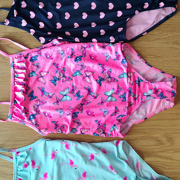 Купальники 116, купальник для девочки 5-6 лет H&M Primark 3 шт.