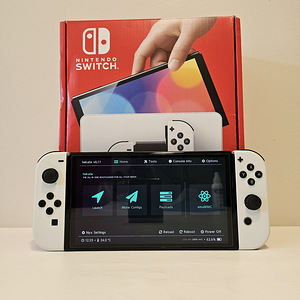 Nintendo Switch OLED CFW + 35 игр + SD 256GB (2 фото из 2)