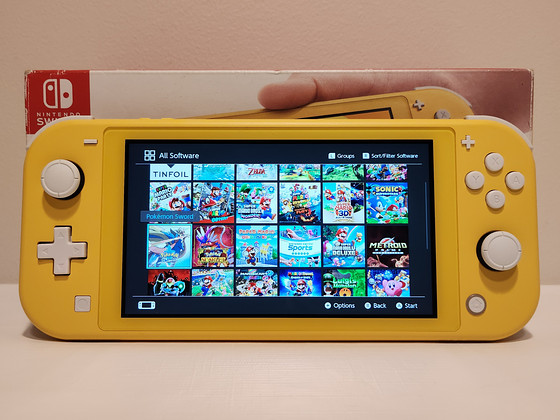 Nintendo Switch Lite CFW + 35 mängu + 256GB SD