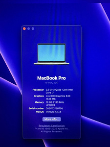 2017 MacBook Pro 15" i7 16gb 500gb Radeon Pro 560 (6 foto / 6)