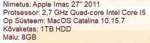 iMac 27" середина 2011 (5 фото из 6)
