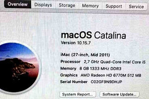 iMac 27" середина 2011 (4 фото из 6)
