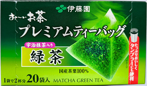 Itoen Oi Ocha Premium – roheline tee Uji matcha'ga, 20 teepa (8 foto / 10)