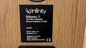 Полочные колонки Infinity (4 фото из 4)