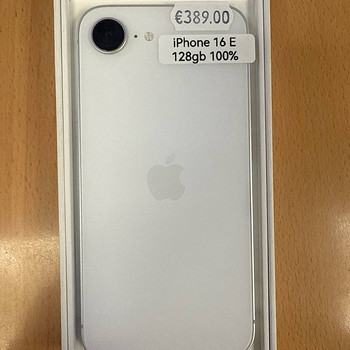 iPhone 16E 128Gb White в очень хорошем состоянии