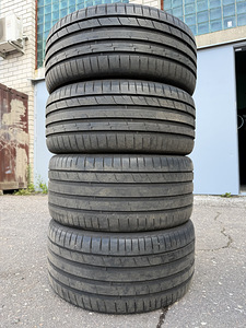 19" Mercedes-Benz AMG разноширокие диски 5x112 + летние шины (7 фото из 10)