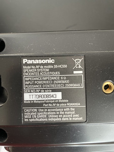 Panasonic SC-PT550 домашний кинотеатр 5.1 (3 фото из 5)