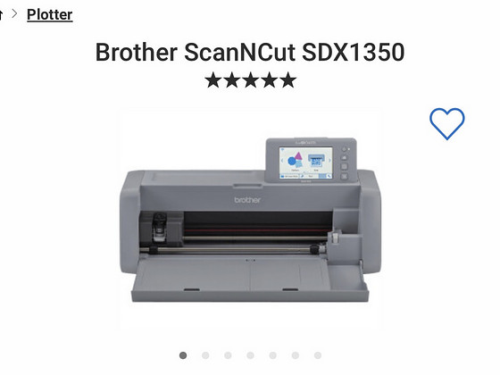 Продаётся плоттер Brother ScanNcut SDX1350