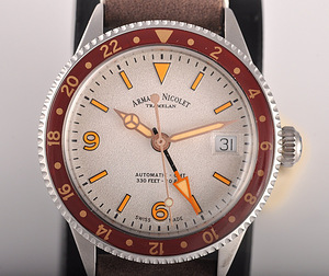 Uus meeste šveitsi käekell Armand Nicolet VS1 GTM Automatic (3 foto / 8)