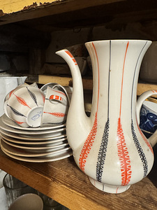 Retro ja antiik lauanóude komplekt (3 foto / 10)