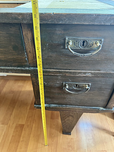 Antiik kirjutuslaud 120 cm (7 foto / 10)