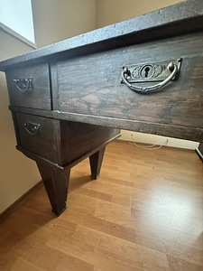 Art Deco Antiik kirjutuslaud 120cm (4 foto / 10)