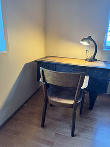 Art Deco Antiik kirjutuslaud 120cm (3 foto / 10)