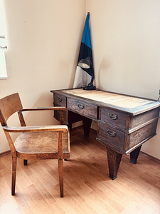 Art Deco Antiik kirjutuslaud 120cm (1 foto / 10)