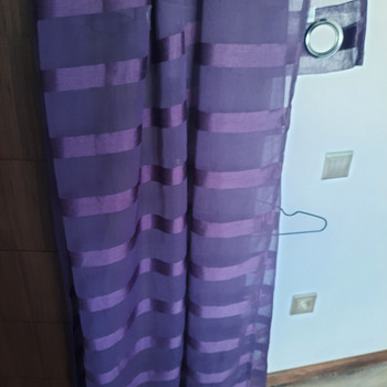 Новые шторы фиолетовые