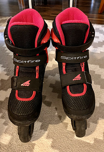 Роликовые коньки на липучках Rollerblade Spitfire SL 32-36,5 (2 фото из 5)