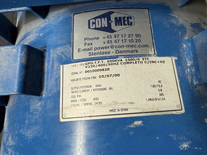 PTO generaator 50kva (6 foto / 8)