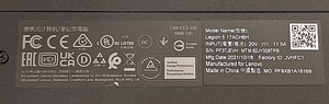 Lenovo Legion 5 17ACH6H — Ryzen 5 5600H, RTX 3060 (10 foto / 10)