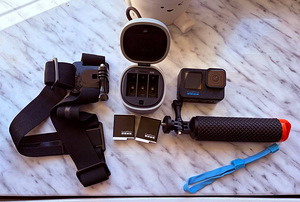 GoPro Hero 12 + 2 battery + Telesin battery case (4 foto / 4)