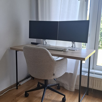 Ikea kirjutuslaud; kasutusjälgedeta; 120 x 60 cm