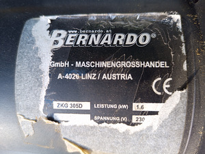 Nurgasaag Bernardo 1600W ja alusraam (8 foto / 10)