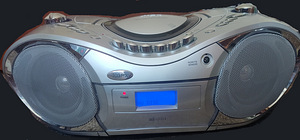 Radiorecorder mit CD-player, FM radio, cassette (1 foto / 6)