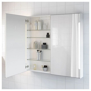 Valgustusega peegelkapp vannituppa IKEA (5 foto / 5)