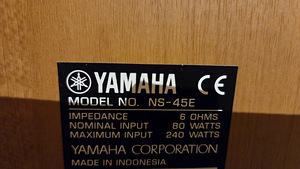 Kõlarid Yamaha (4 foto / 4)